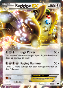 Regigigas-EX #82 Regigigas-EX - Next Destinies - #82 - Pokemon TCG card