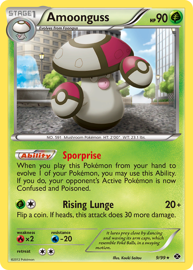 Amoonguss - Next Destinies - #9 - Pokemon TCG card