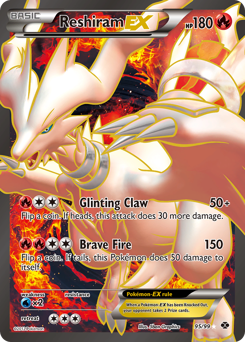 Reshiram-EX #95 Reshiram-EX - Next Destinies - #95 - Pokemon TCG card