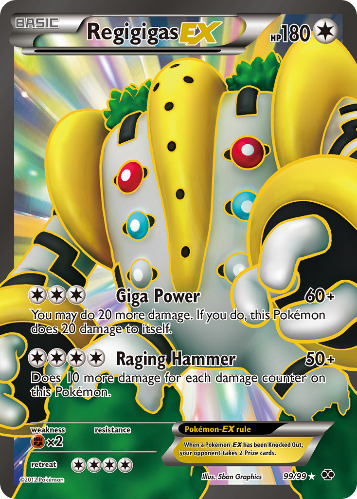 Regigigas-EX - Next Destinies - #99 - Pokemon TCG card