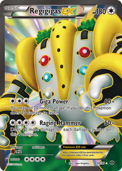 Regigigas-EX #99 Regigigas-EX - Next Destinies - #99 - Pokemon TCG card