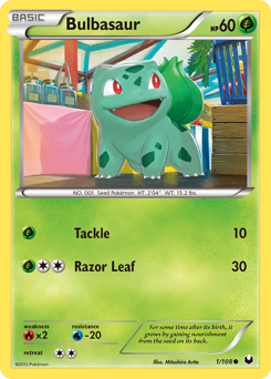 Bulbasaur #1 Bulbasaur - Dark Explorers - #1 - Pokemon TCG card
