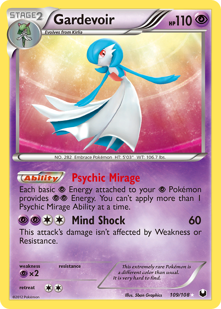 Gardevoir - Dark Explorers - #109 - Pokemon TCG card