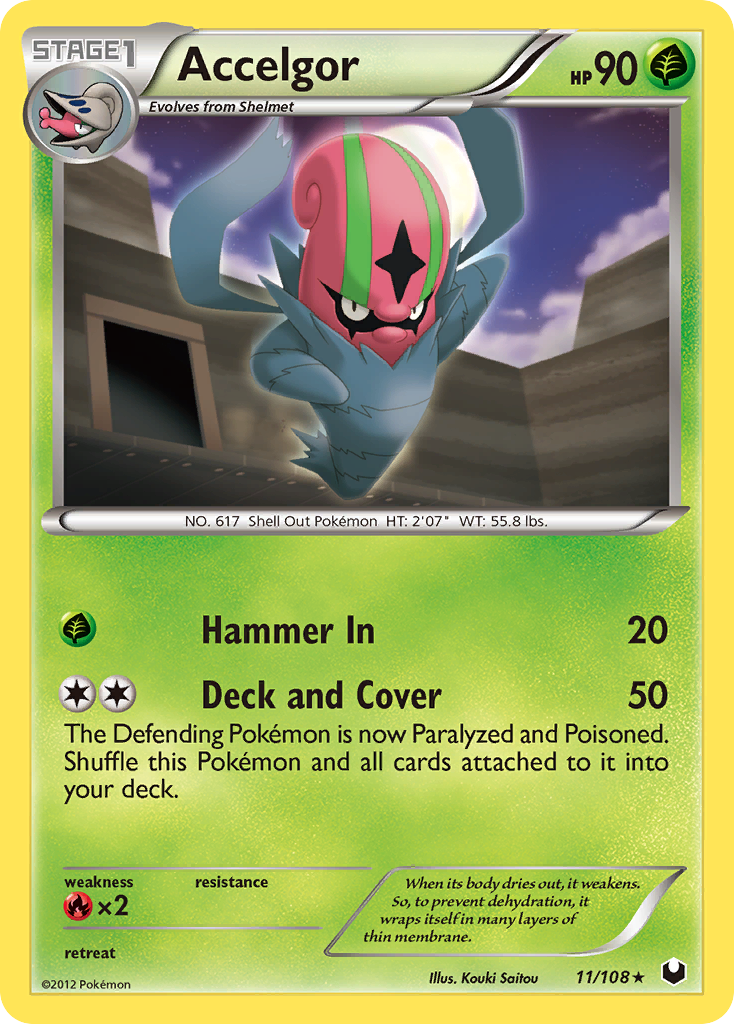 Accelgor - Dark Explorers - #11 - Pokemon TCG card