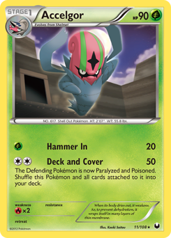 Accelgor #11 Accelgor - Dark Explorers - #11 - Pokemon TCG card