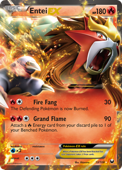 Entei-EX #13 Entei-EX - Dark Explorers - #13 - Pokemon TCG card