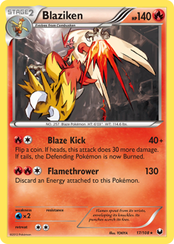 Blaziken #17 Blaziken - Dark Explorers - #17 - Pokemon TCG card