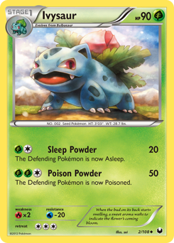 Ivysaur #2 Ivysaur - Dark Explorers - #2 - Pokemon TCG card