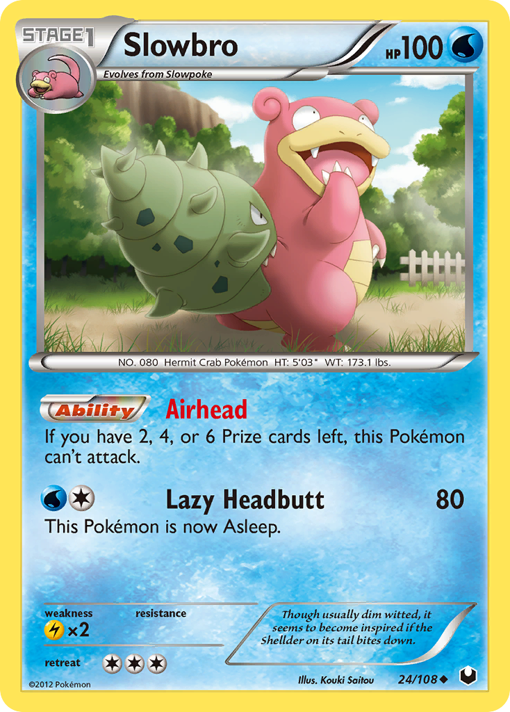 Slowbro - Dark Explorers - #24 - Pokemon TCG card