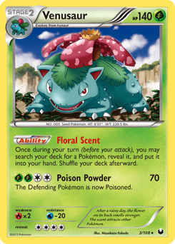 Venusaur #3 Venusaur - Dark Explorers - #3 - Pokemon TCG card
