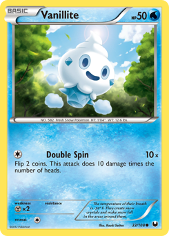Vanillite - Dark Explorers - #33 - Pokemon TCG card