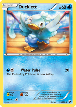 Ducklett - Dark Explorers - #35 - Pokemon TCG card
