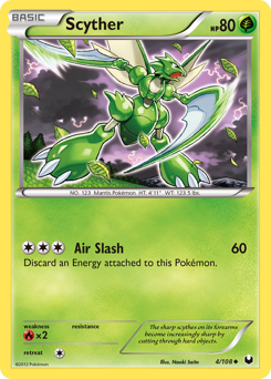 Scyther #4 Scyther - Dark Explorers - #4 - Pokemon TCG card