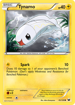 Tynamo #45 Tynamo - Dark Explorers - #45 - Pokemon TCG card