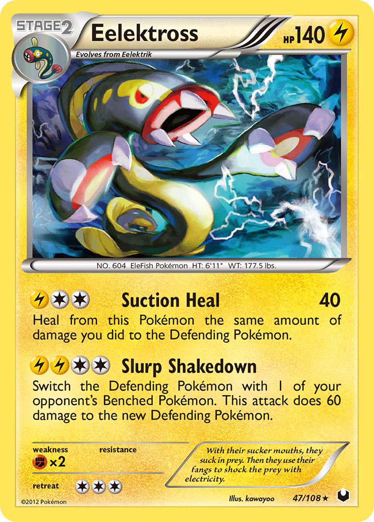 Eelektross - Dark Explorers - #47 - Pokemon TCG card