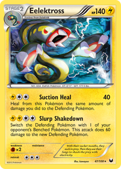 Eelektross - Dark Explorers - #47 - Pokemon TCG card