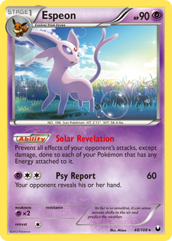 Espeon #48 Espeon - Dark Explorers - #48 - Pokemon TCG card