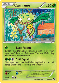 Carnivine #5 Carnivine - Dark Explorers - #5 - Pokemon TCG card