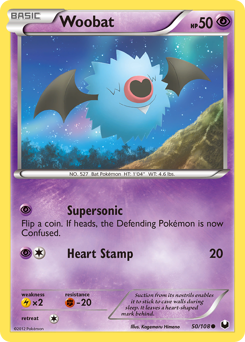Woobat - Dark Explorers - #50 - Pokemon TCG card