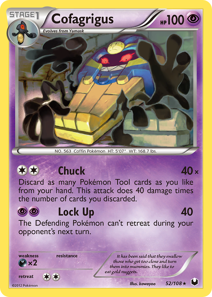 Cofagrigus - Dark Explorers - #52 - Pokemon TCG card