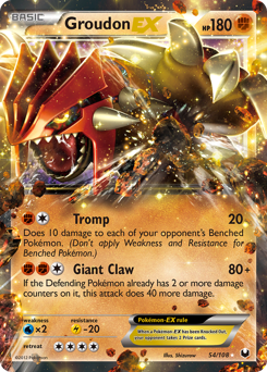 Groudon-EX #54 Groudon-EX - Dark Explorers - #54 - Pokemon TCG card