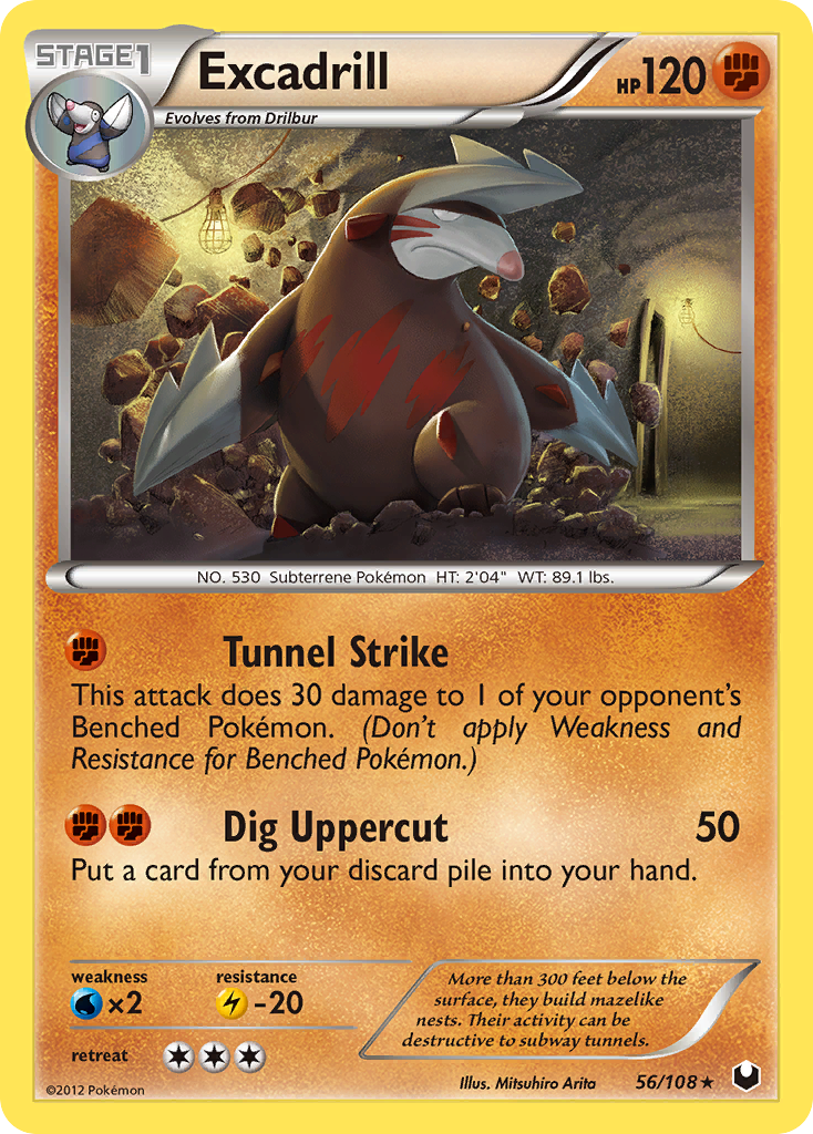 Excadrill - Dark Explorers - #56 - Pokemon TCG card