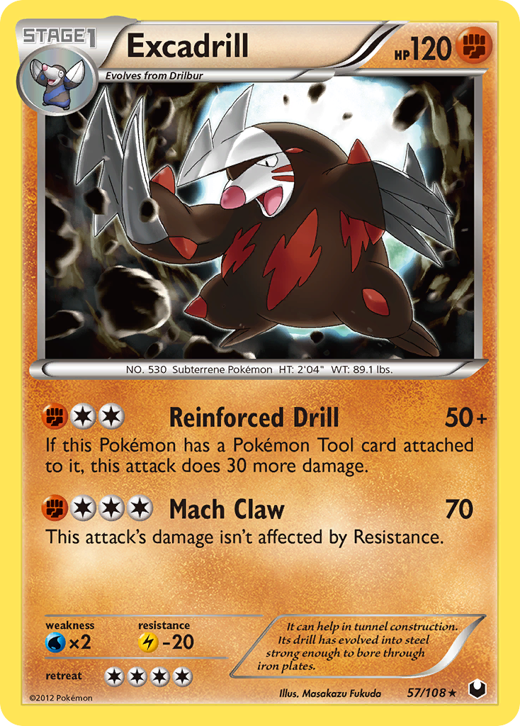 Excadrill - Dark Explorers - #57 - Pokemon TCG card