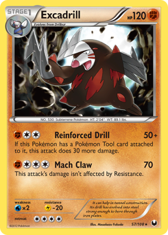 Excadrill #57 Excadrill - Dark Explorers - #57 - Pokemon TCG card