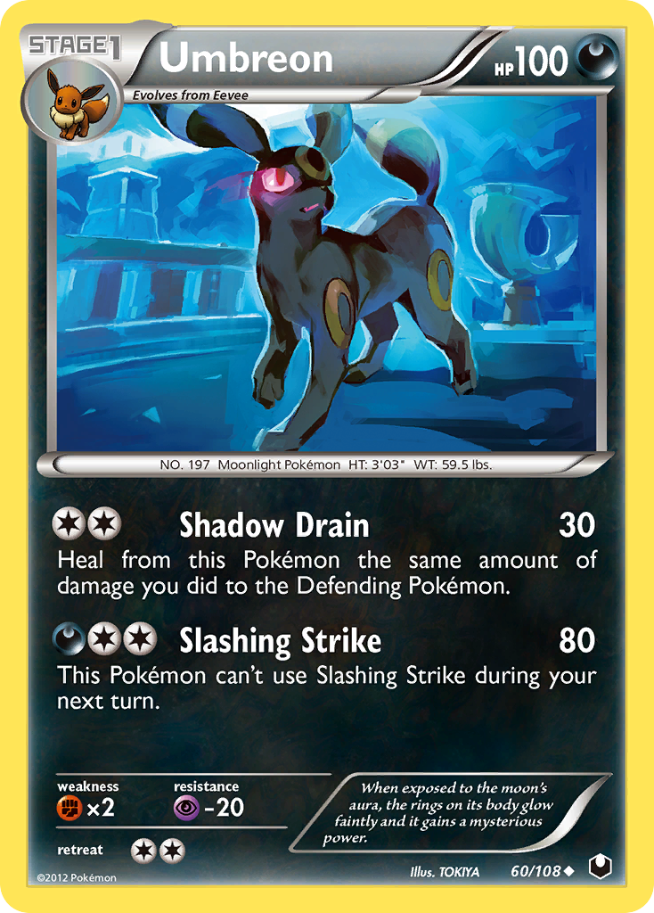 Umbreon - Dark Explorers - #60 - Pokemon TCG card