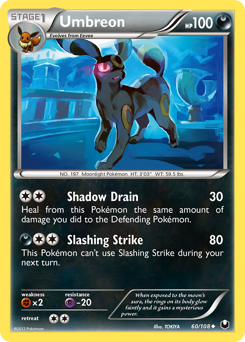 Umbreon #60 Umbreon - Dark Explorers - #60 - Pokemon TCG card