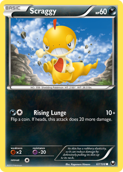 Scraggy - Dark Explorers - #67 - Pokemon TCG card