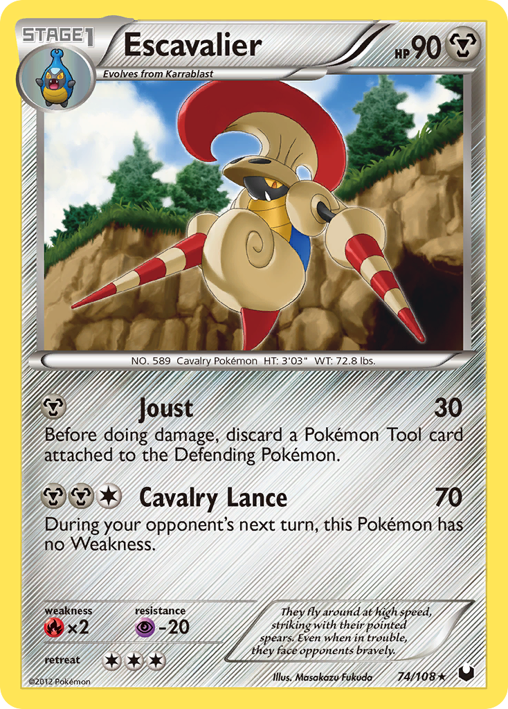 Escavalier - Dark Explorers - #74 - Pokemon TCG card