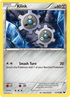 Klink #75 Klink - Dark Explorers - #75 - Pokemon TCG card