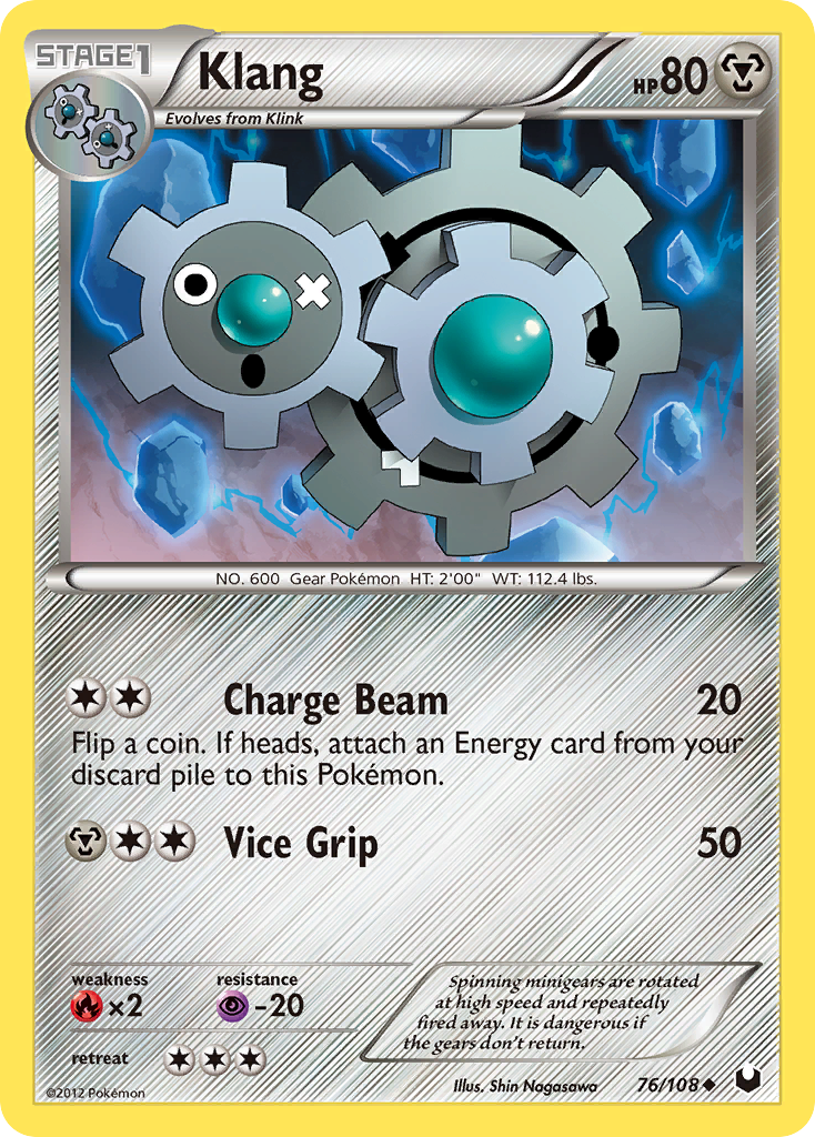 Klang - Dark Explorers - #76 - Pokemon TCG card