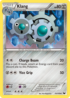 Klang - Dark Explorers - #76 - Pokemon TCG card