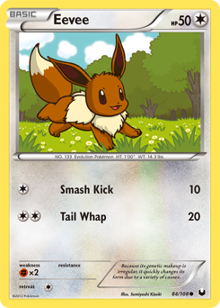 Eevee #84 Eevee - Dark Explorers - #84 - Pokemon TCG card