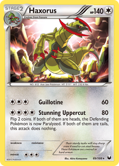 Haxorus #89 Haxorus - Dark Explorers - #89 - Pokemon TCG card