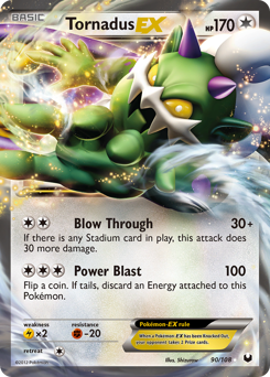 Tornadus-EX #90 Tornadus-EX - Dark Explorers - #90 - Pokemon TCG card