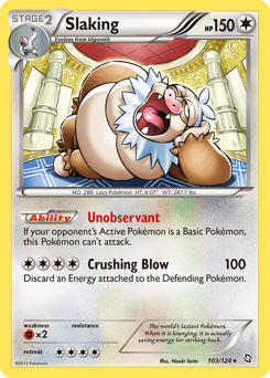 Slaking #103 Slaking - Dragons Exalted - #103 - Pokemon TCG card