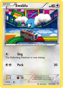 Swablu #104 Swablu - Dragons Exalted - #104 - Pokemon TCG card