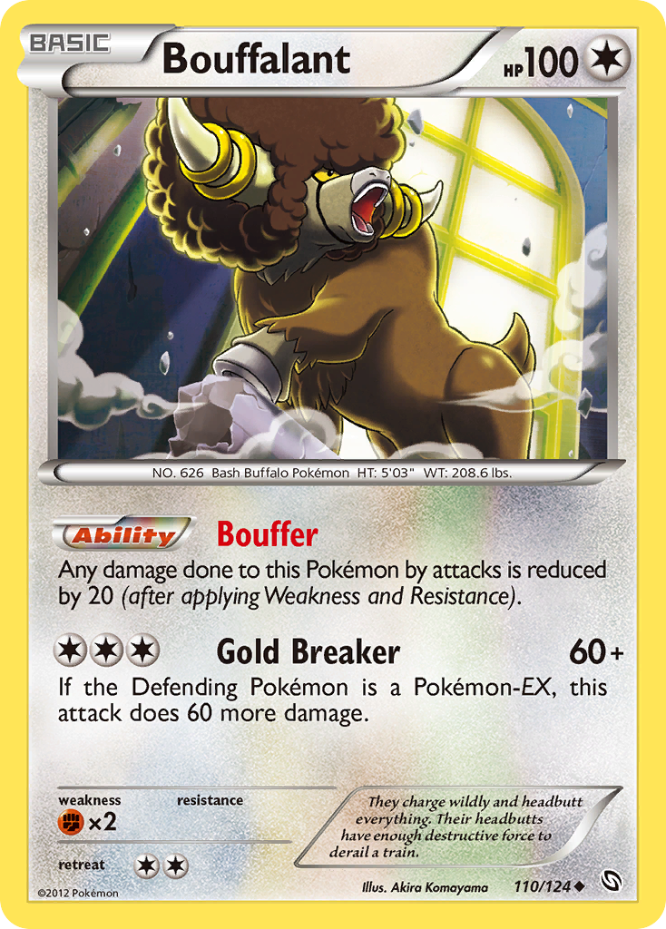 Bouffalant - Dragons Exalted - #110 - Pokemon TCG card