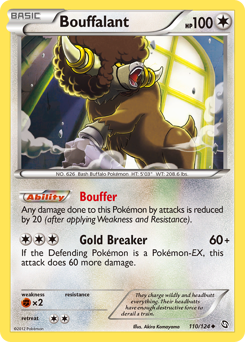 Bouffalant #110 Bouffalant - Dragons Exalted - #110 - Pokemon TCG card