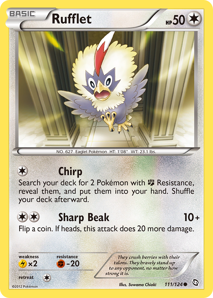 Rufflet - Dragons Exalted - #111 - Pokemon TCG card