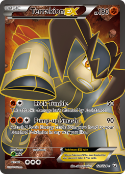 Terrakion-EX #121 Terrakion-EX - Dragons Exalted - #121 - Pokemon TCG card