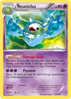 Reuniclus - Dragons Exalted - #126 - Pokemon TCG card
