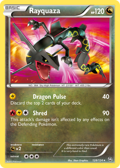 Rayquaza #128 Rayquaza - Dragons Exalted - #128 - Pokemon TCG card