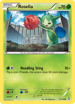 Roselia - Dragons Exalted - #13 - Pokemon TCG card