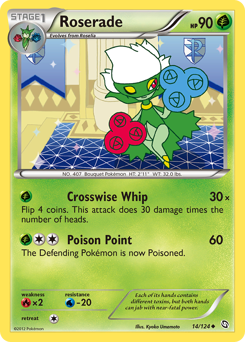 Roserade #14 Roserade - Dragons Exalted - #14 - Pokemon TCG card