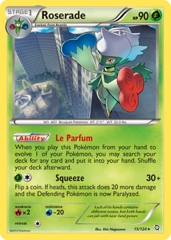 Roserade #15 Roserade - Dragons Exalted - #15 - Pokemon TCG card