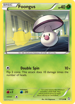 Foongus #17 Foongus - Dragons Exalted - #17 - Pokemon TCG card